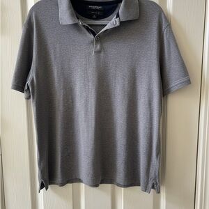 Banana Republic Men’s Heather Gray Polo Shirt - XL